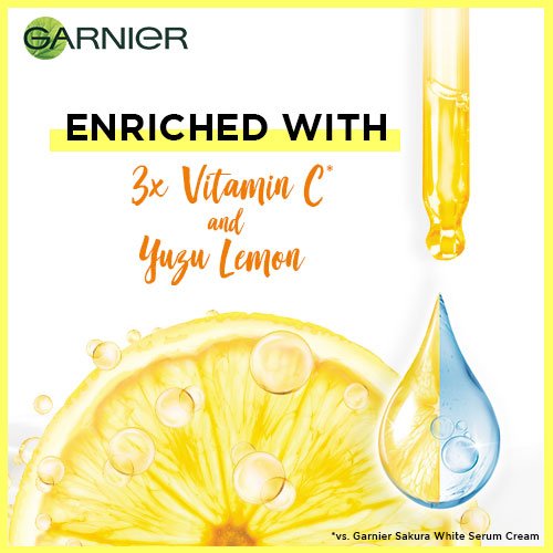 Enriched with 3x Vitamin C & Yuzu Lemon