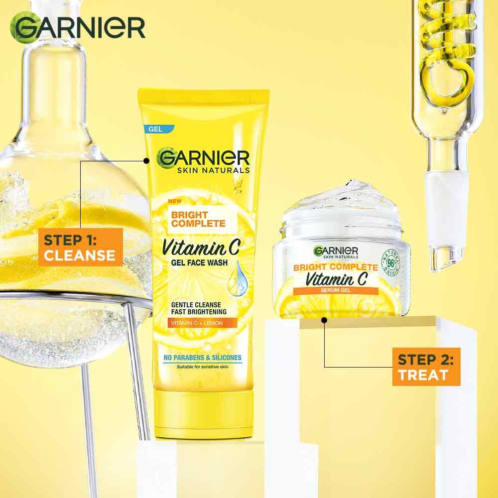 garnier vitamin c gel face wash price