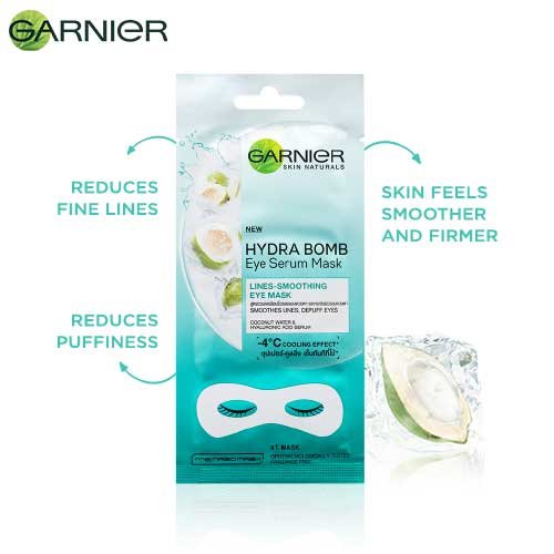 Garnier Coconut Water Eye Mask Hydra Bomb Eye Serum Mask