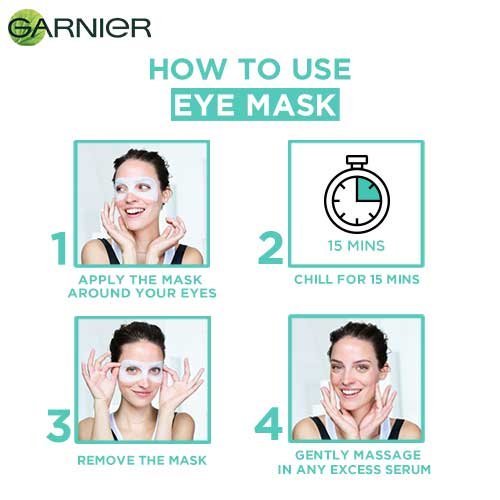 How To Use Garnier Eye Mask