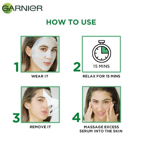 How To Use Garnier Serum Sheet Mask