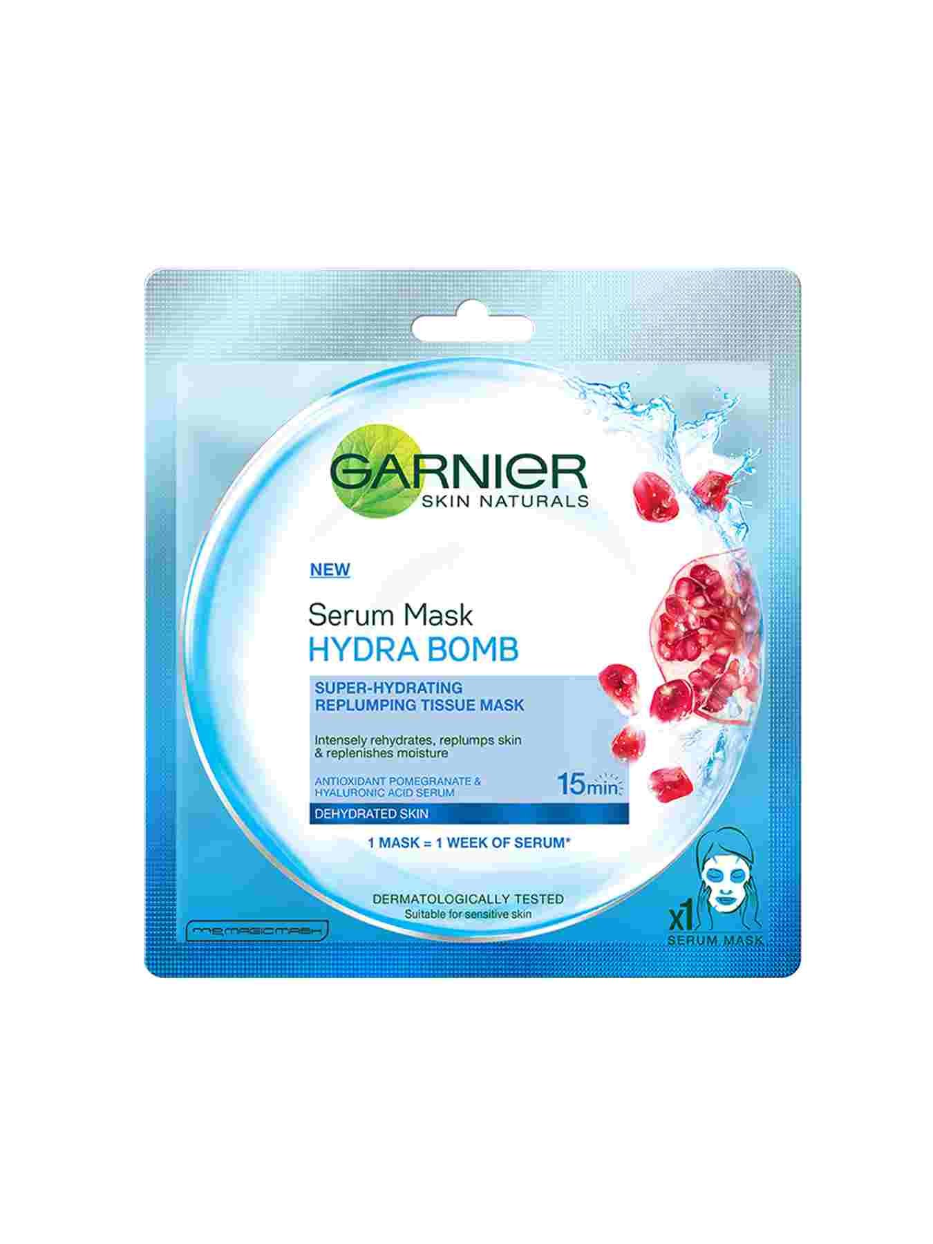 Buy Garnier Hydra Bomb Pomegranate Serum Sheet Mask Garnier India