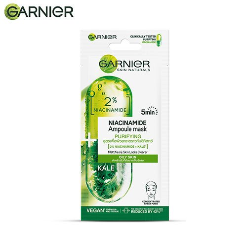Garnier Ampoule Mask Kale + Niacinamide