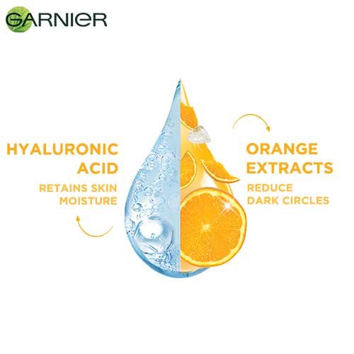 Garnier Serum Eye Mask with Hyaluronic Acid & Orange Extracts