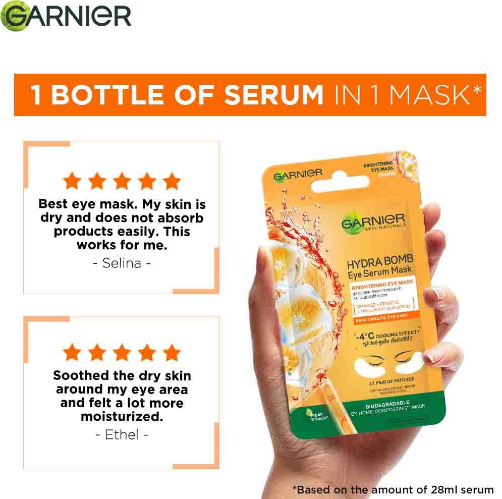 Garnier India Hydra Bomb Eye Serum Mask