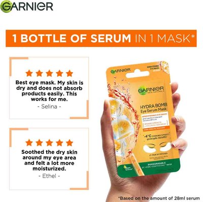 Garnier India Hydra Bomb Eye Serum Mask