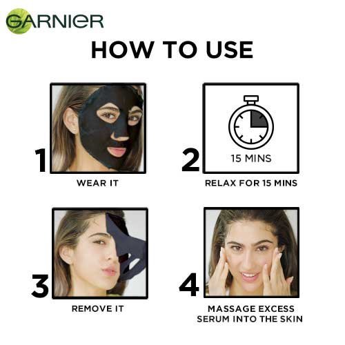 How to use Garnier Sheet Mask