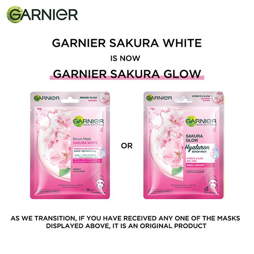 Sakura glow serum mask
