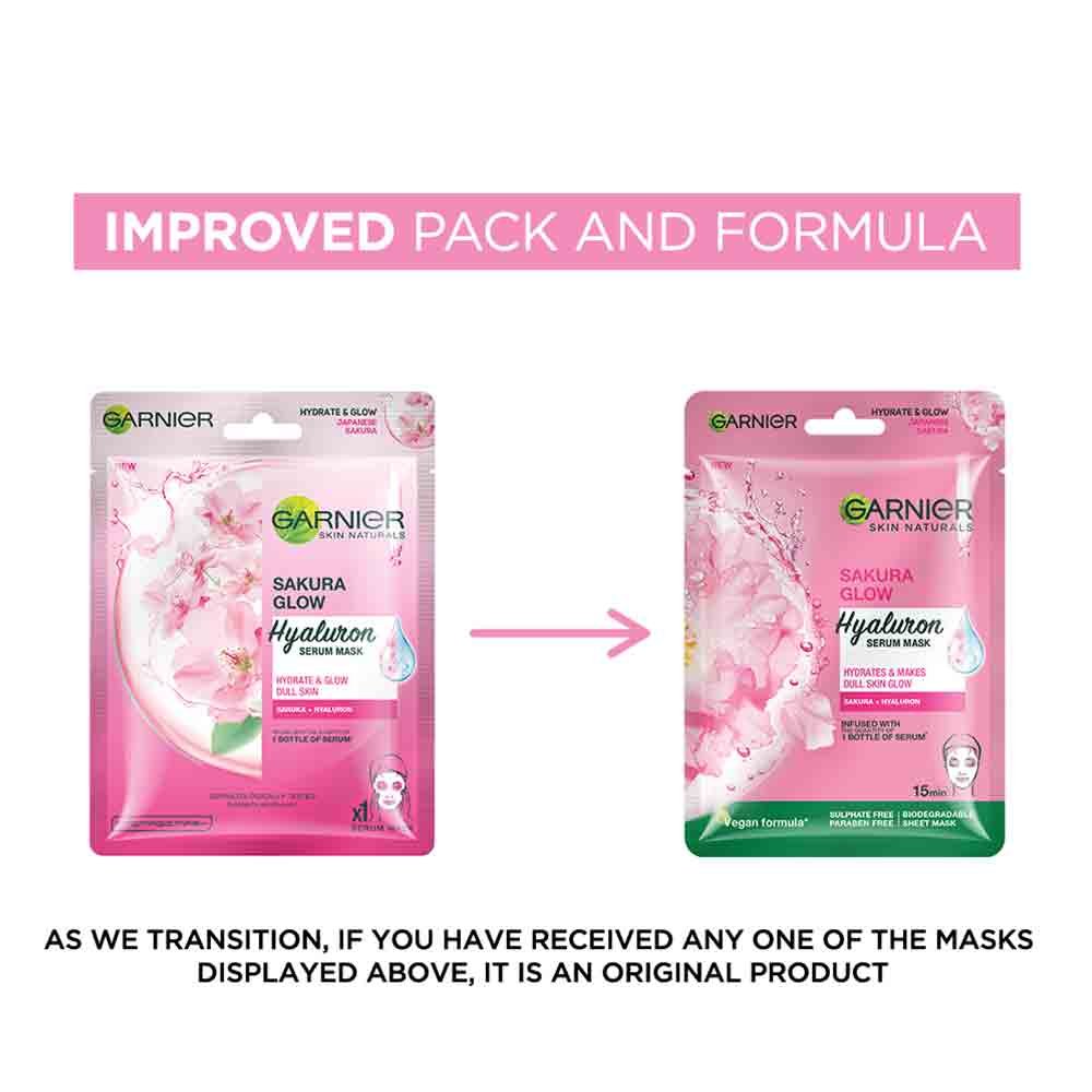 garnier sakura glow new pack