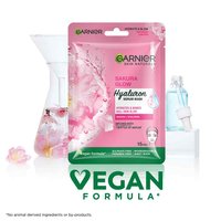 garnier sakura glow serum sheet mask formula