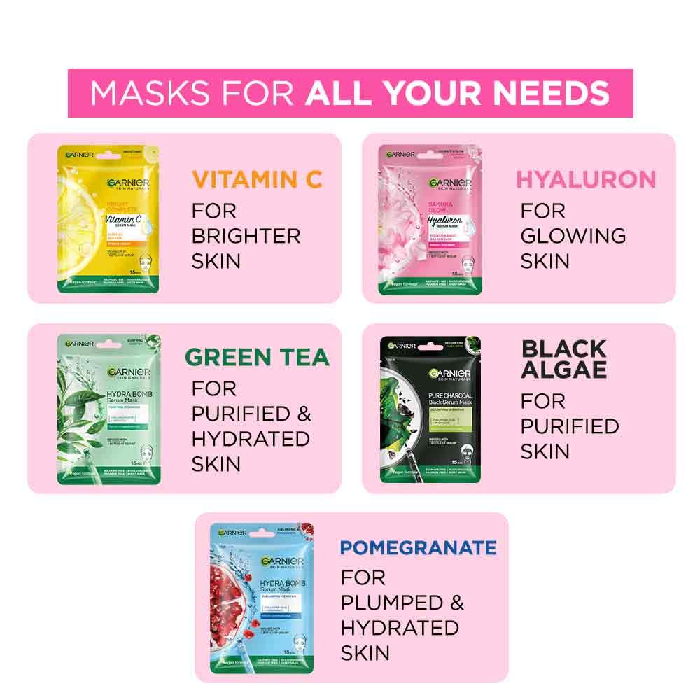 garnier sheet masks