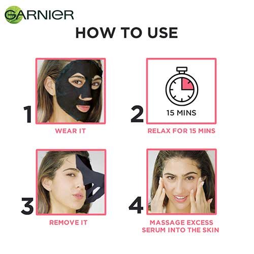 How To Use Garnier Serum Sheet Mask