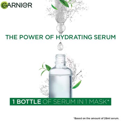 1 Garnier Sheet Mask = 1 Bottle of Serum