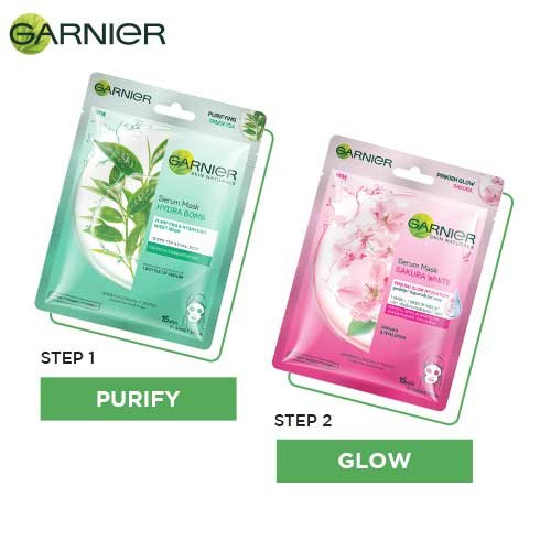Get Purified & Glowing Skin with Garnier Sheet Masks