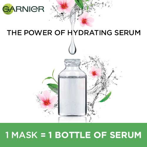 1 Garnier Sheet Mask = 1 Bottle of Serum