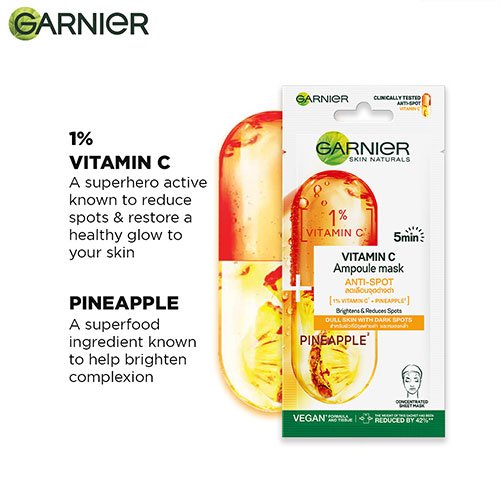 Ampoule Mask Pineapple + Vitamin C