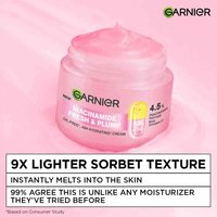 Garnier Niacinamide Fresh & Plump Moisturizing Cream with 9X Lighter Sorbet Texture