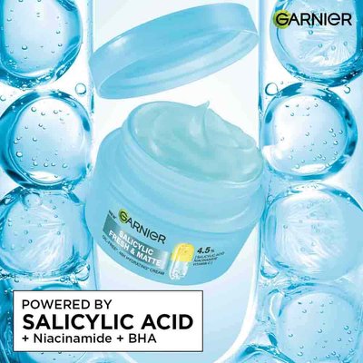 Powered by Salicylic Acid, Niacinamide, BHA