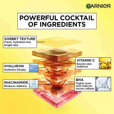 Ingredients of Fresh & Bright Vitamin C Moisturizer