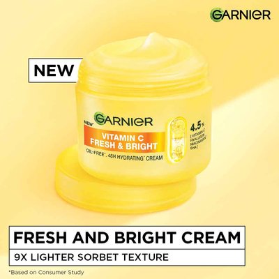 Fresh and Bright Cream with 9X Lighter Sorbet Texture