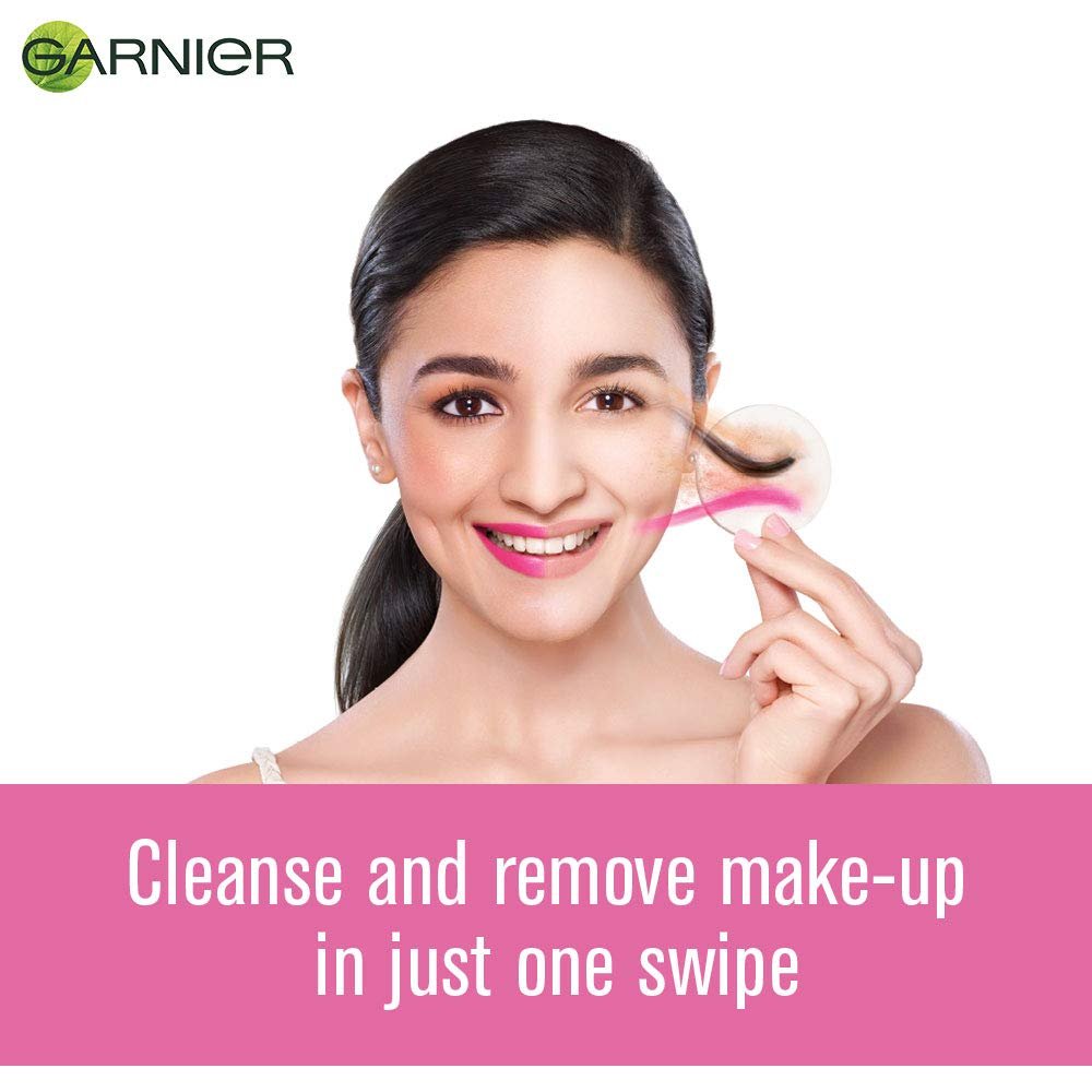 Garnier Micellar Water Removes Makeup in One Swipe
