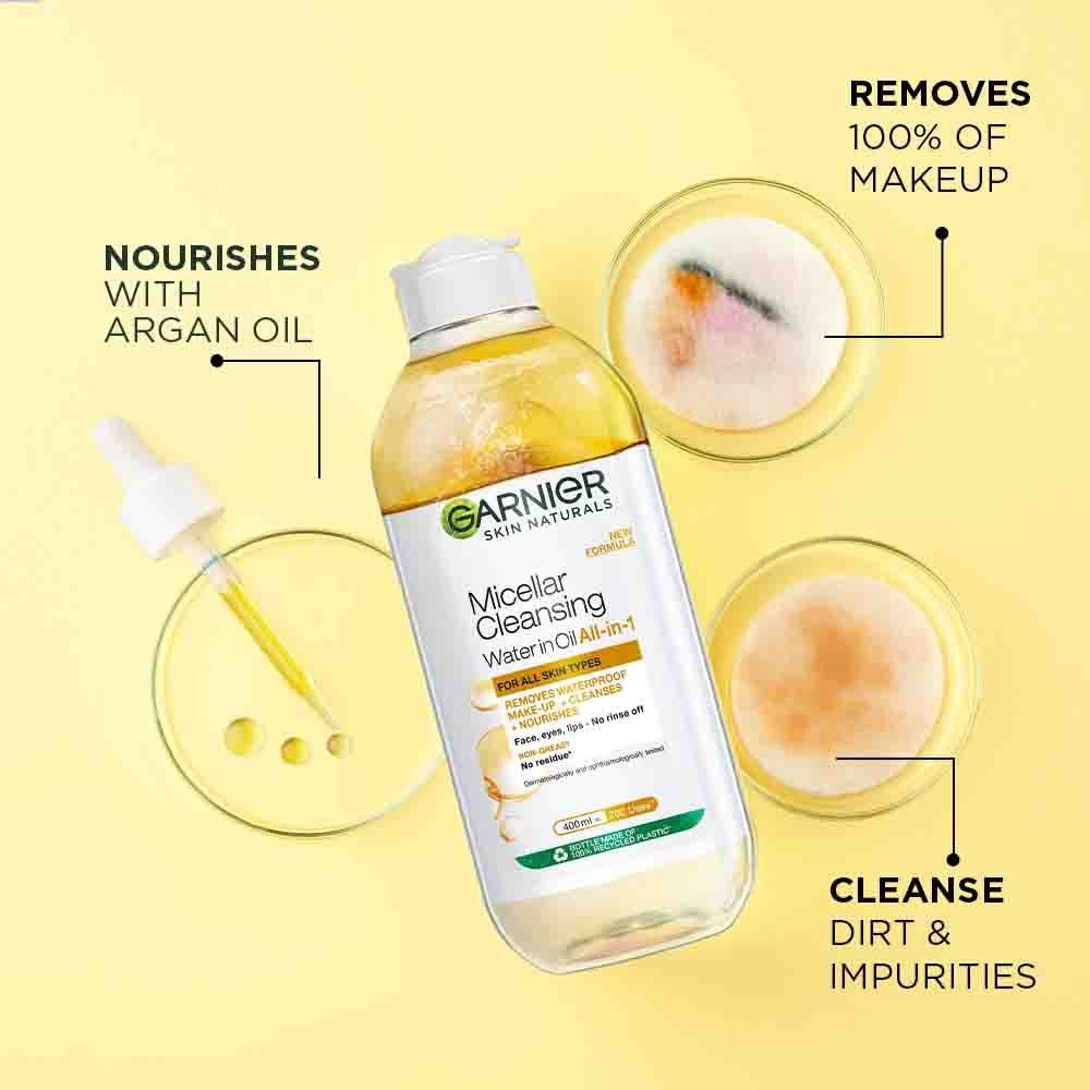 Micellar oil-infused waterproof makeup remover
