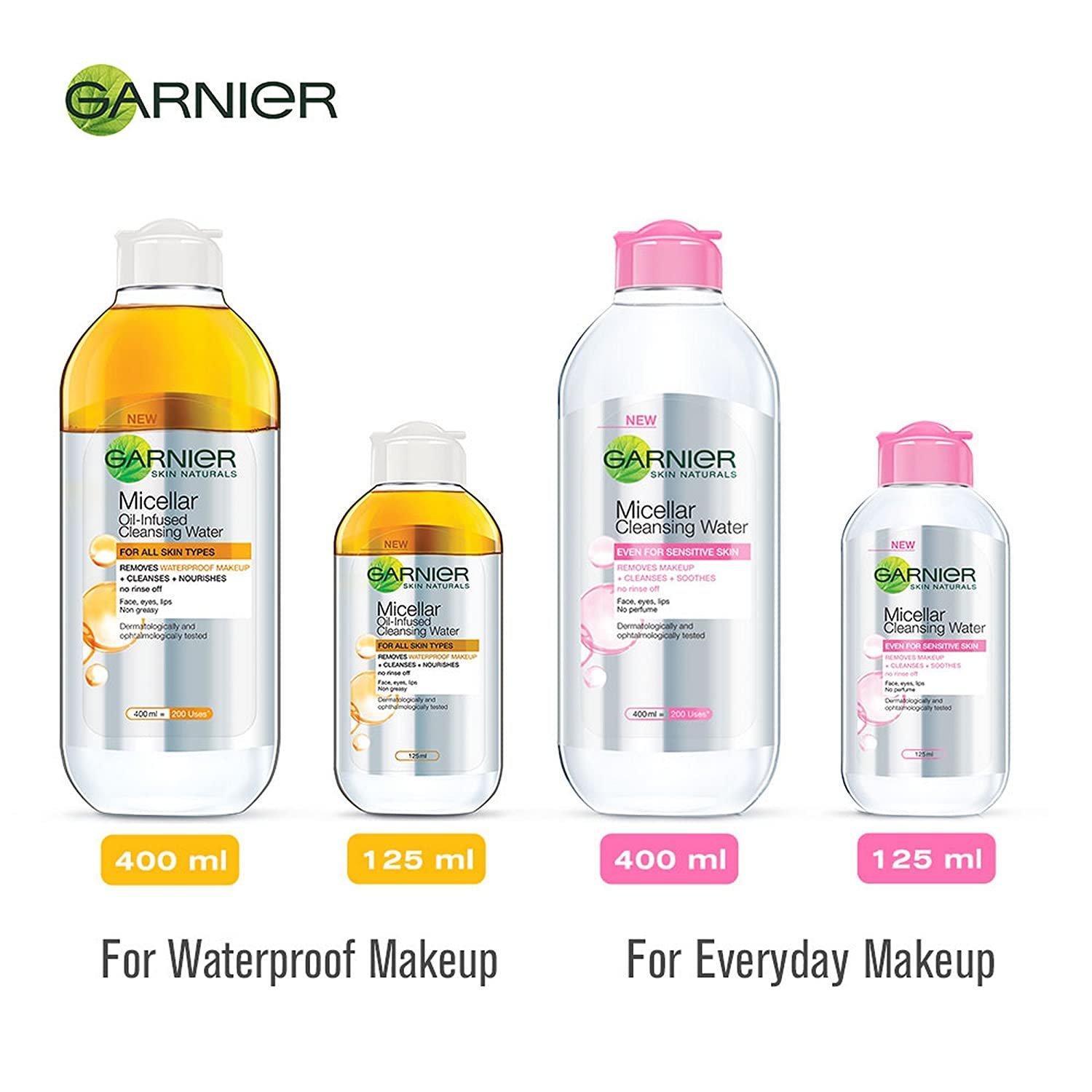 Buy Garnier Micellar Oil Infused Cleansing Water Waterproof Makeup
