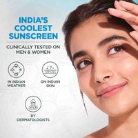 Garnier Super UV Cooling Watergel Sunscreen tube with SPF 50+