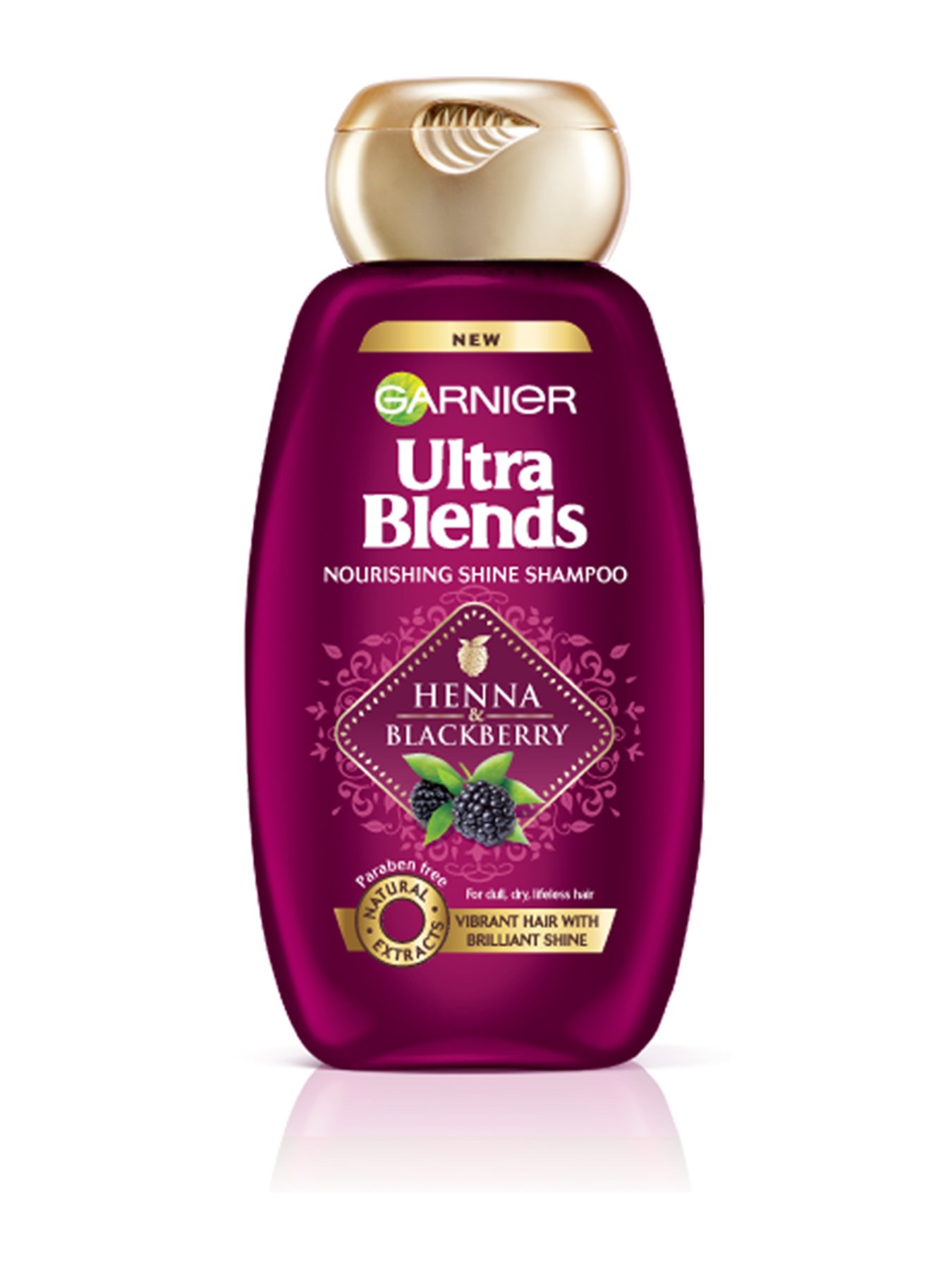 Garnier Ultra Blends Henna and Blackberry Shampoo