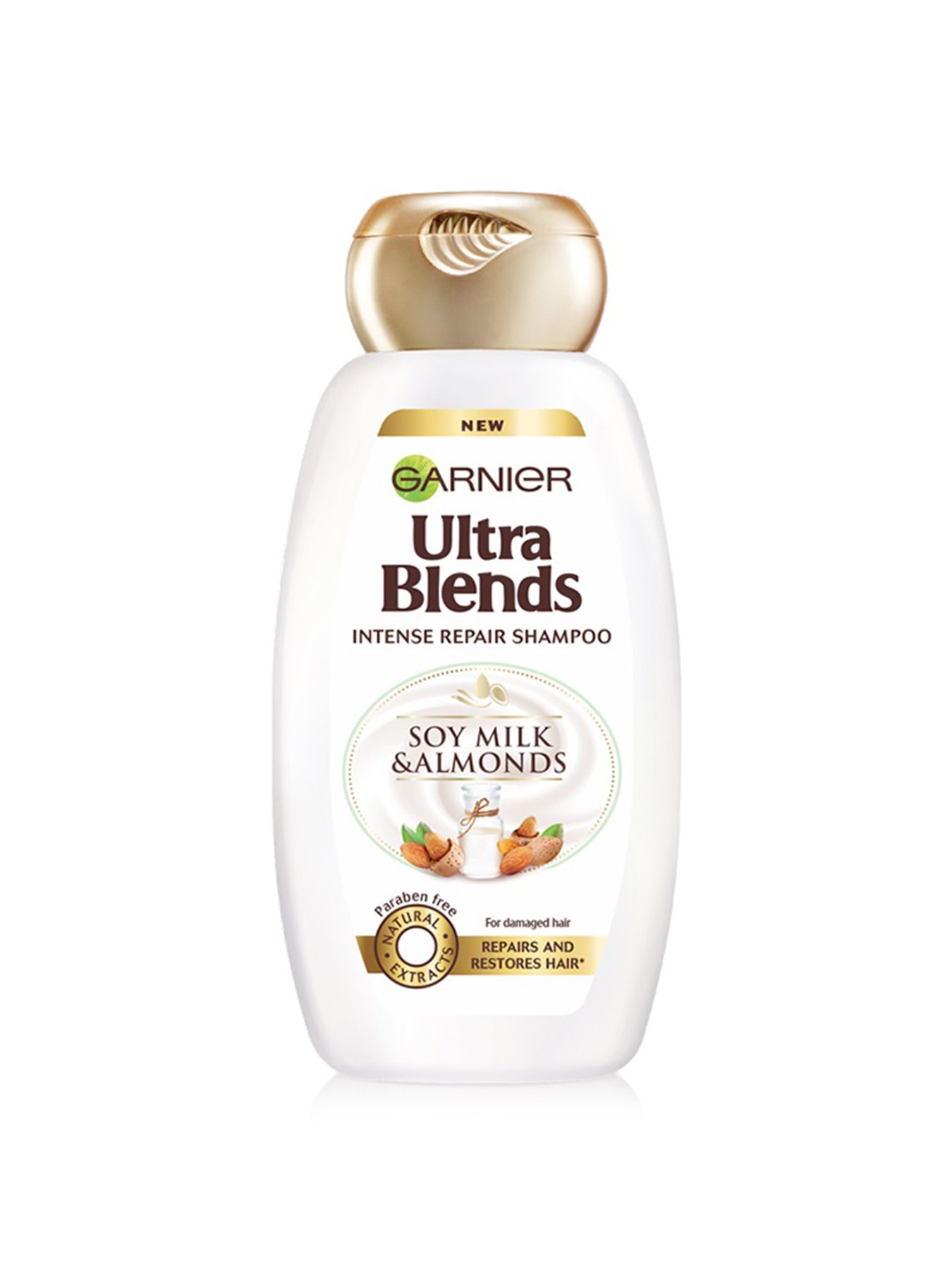 Garnier Ultra Blends Soy Milk and Almonds Shampoo 340 ml