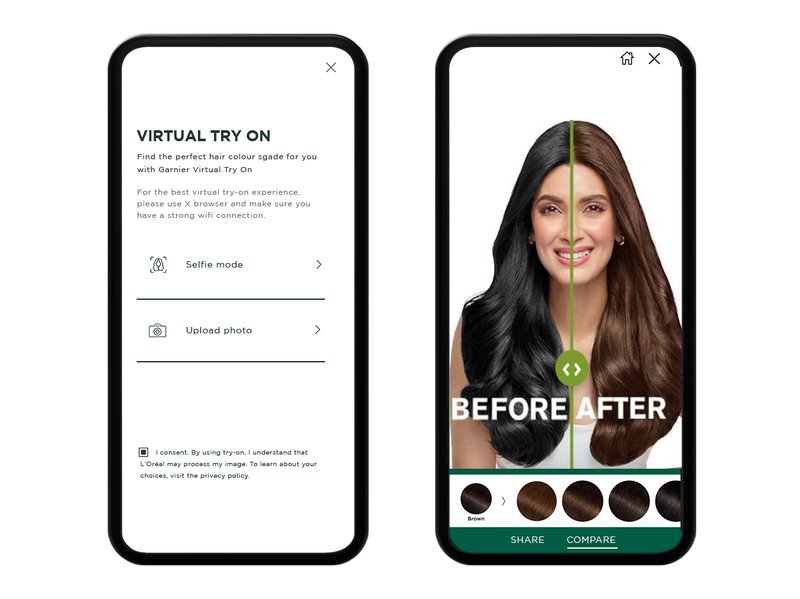 Virtual Try On Try Hair Colors Online with Garnier India